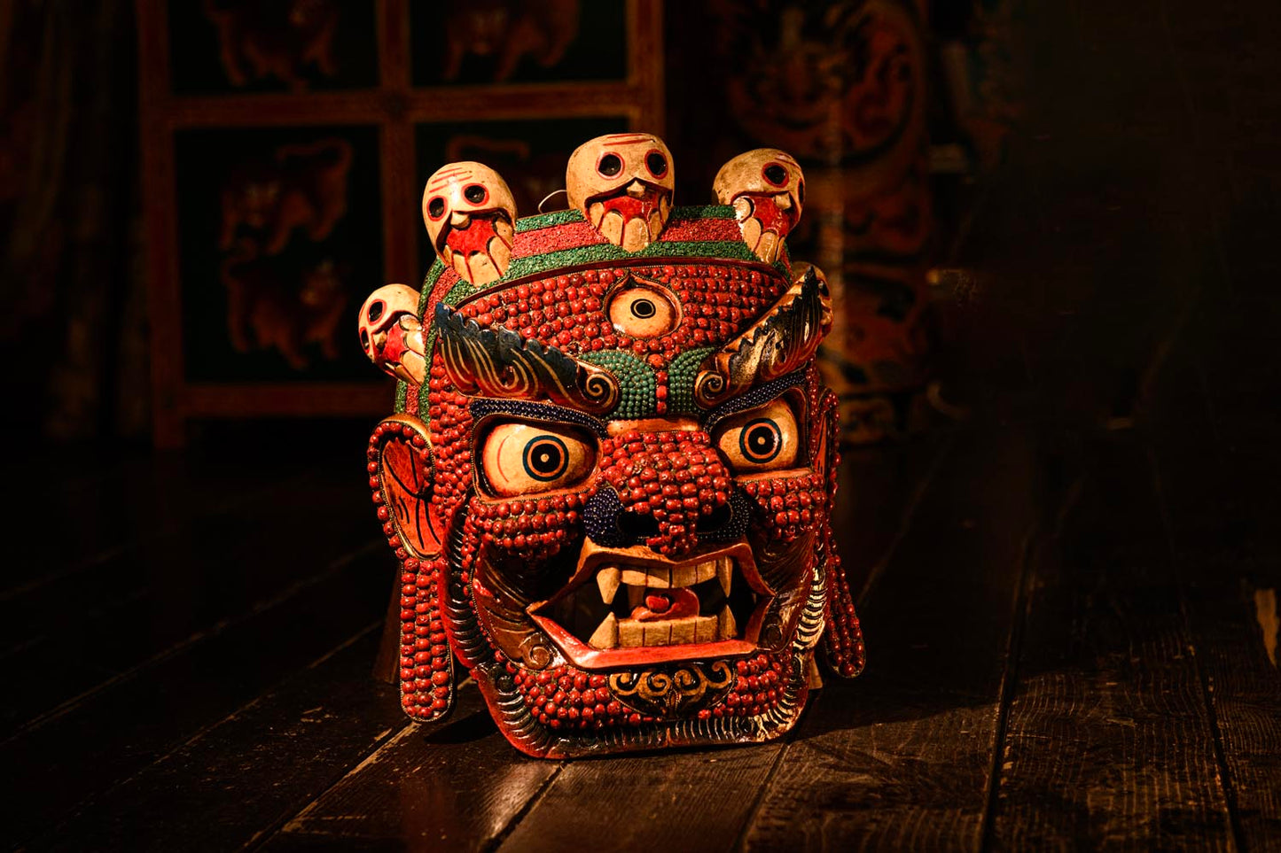 Mahakala Decorati con le pietre