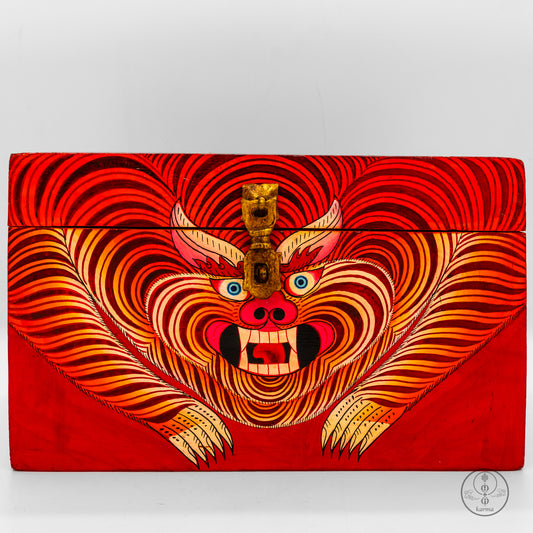 Scatola Tigre dipinto a mano