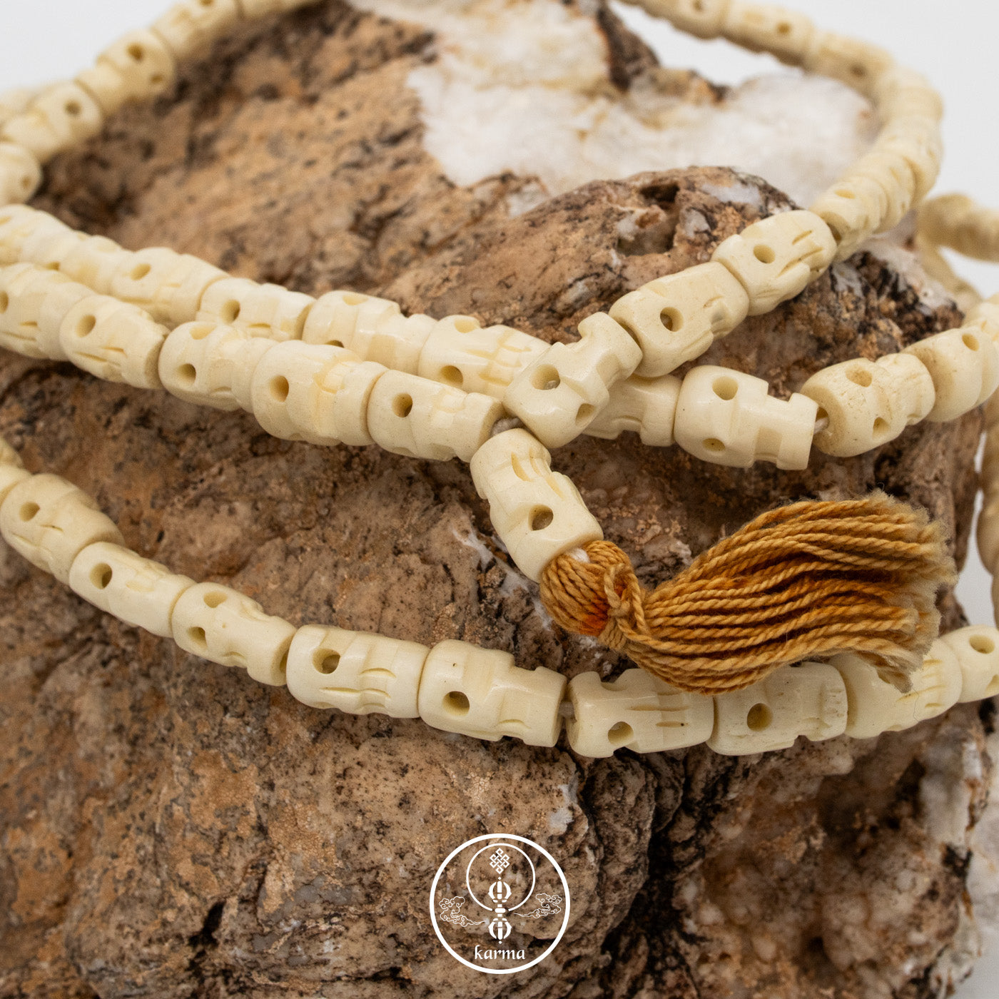 Mala Tantrico in osso di Yak