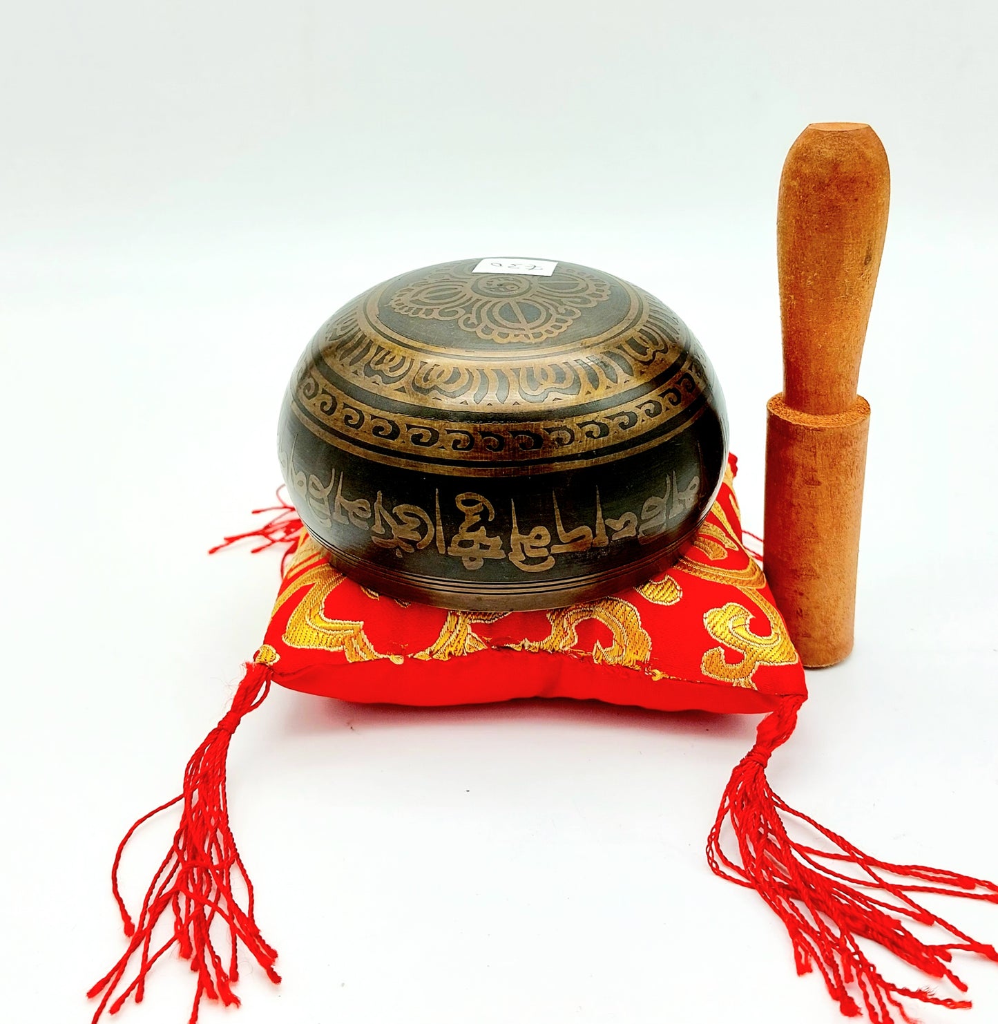 Campana piccola stampato con il mantra del cuore.