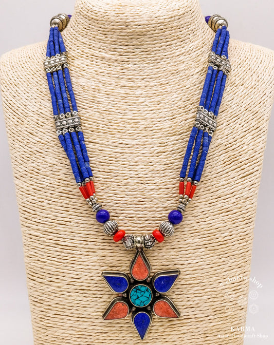 Collana Tibetana  Fior di Lotto