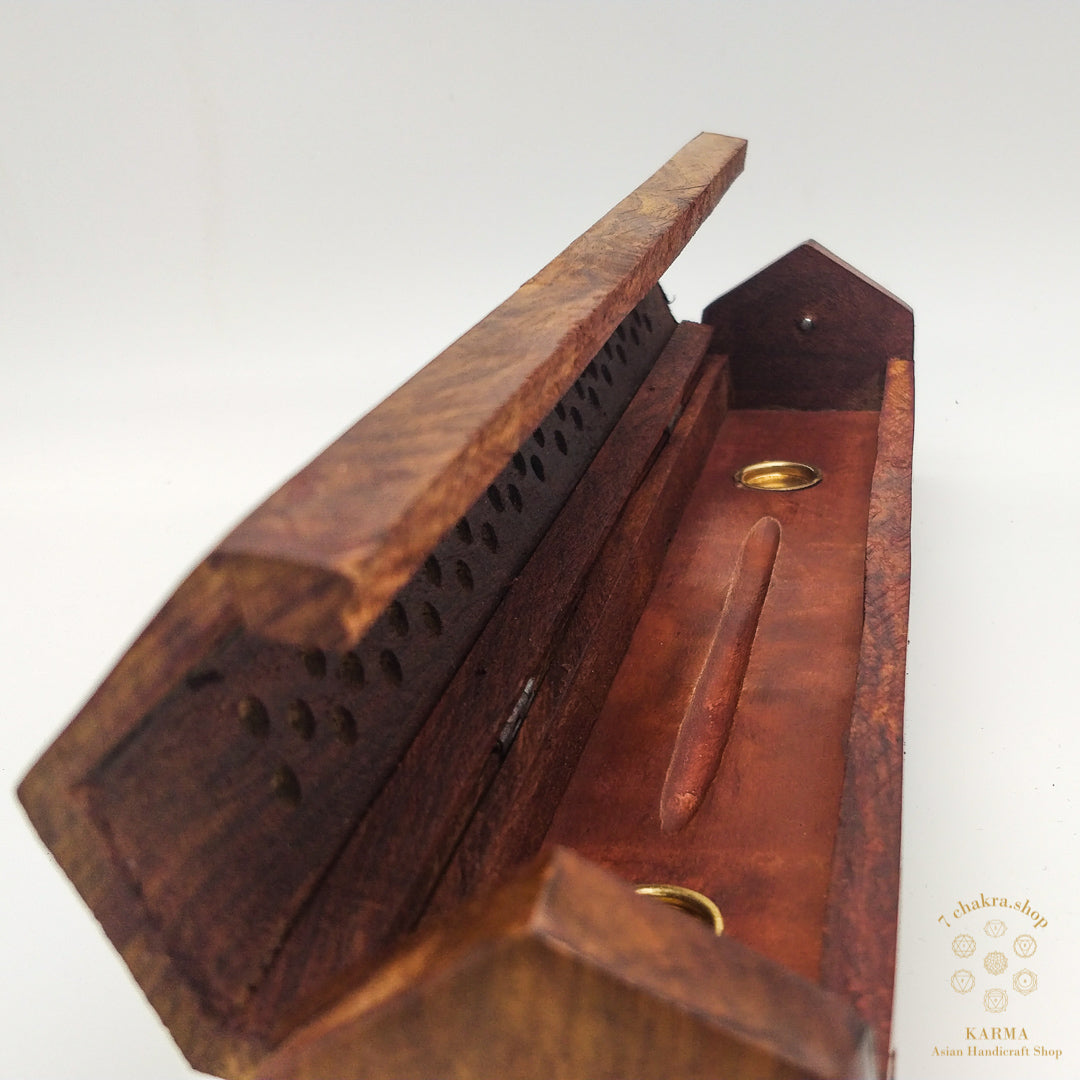 Brucia incenso in legno - incensiere