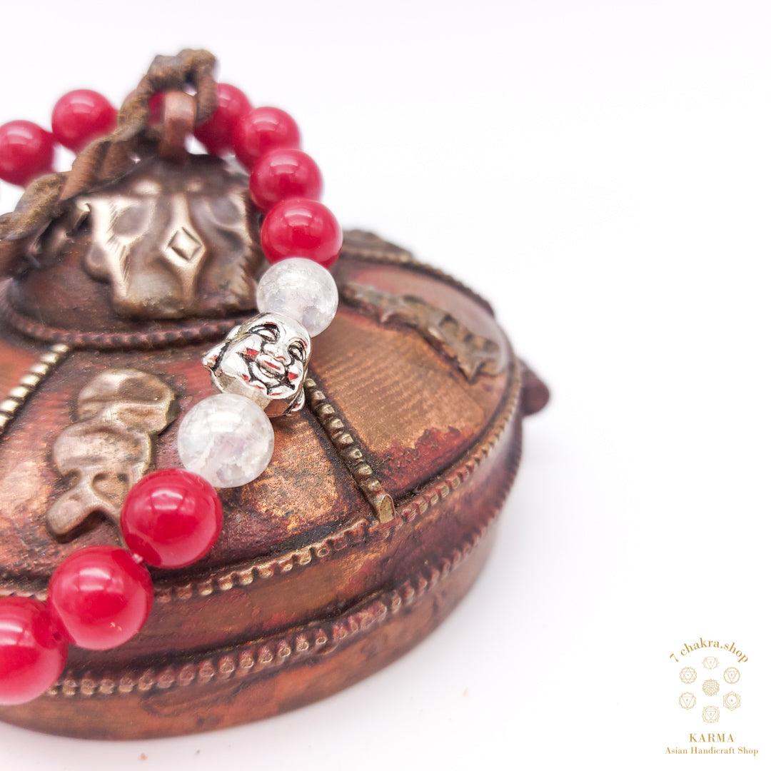 Braccialetto con la buddha che ride
