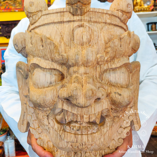 Mahakala in legno