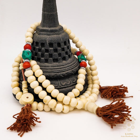 Mala Osso di Yak 108 Grani