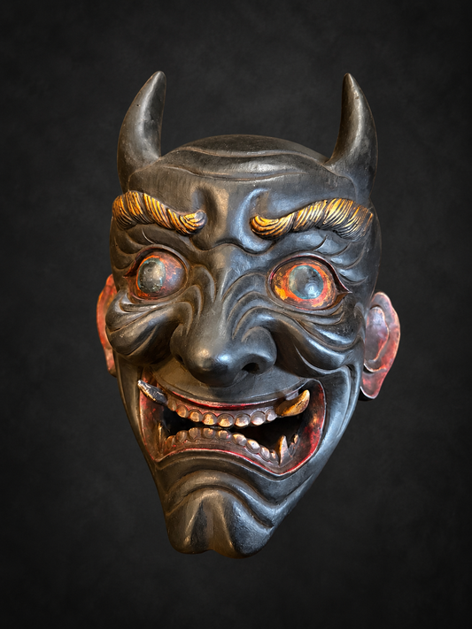 Maschera Hannya — Tradizione Giapponese, Artigianato Nepalese