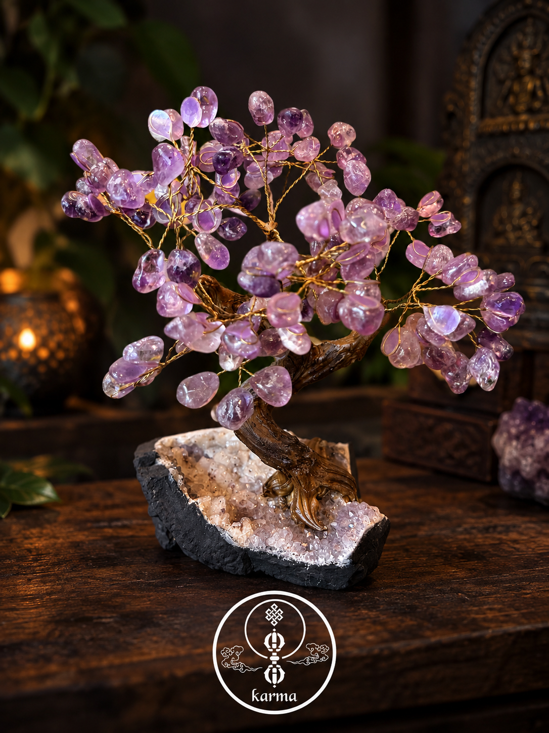 Albero della Vita in Ametista Naturale – Eleganza, Armonia e Spiritualità