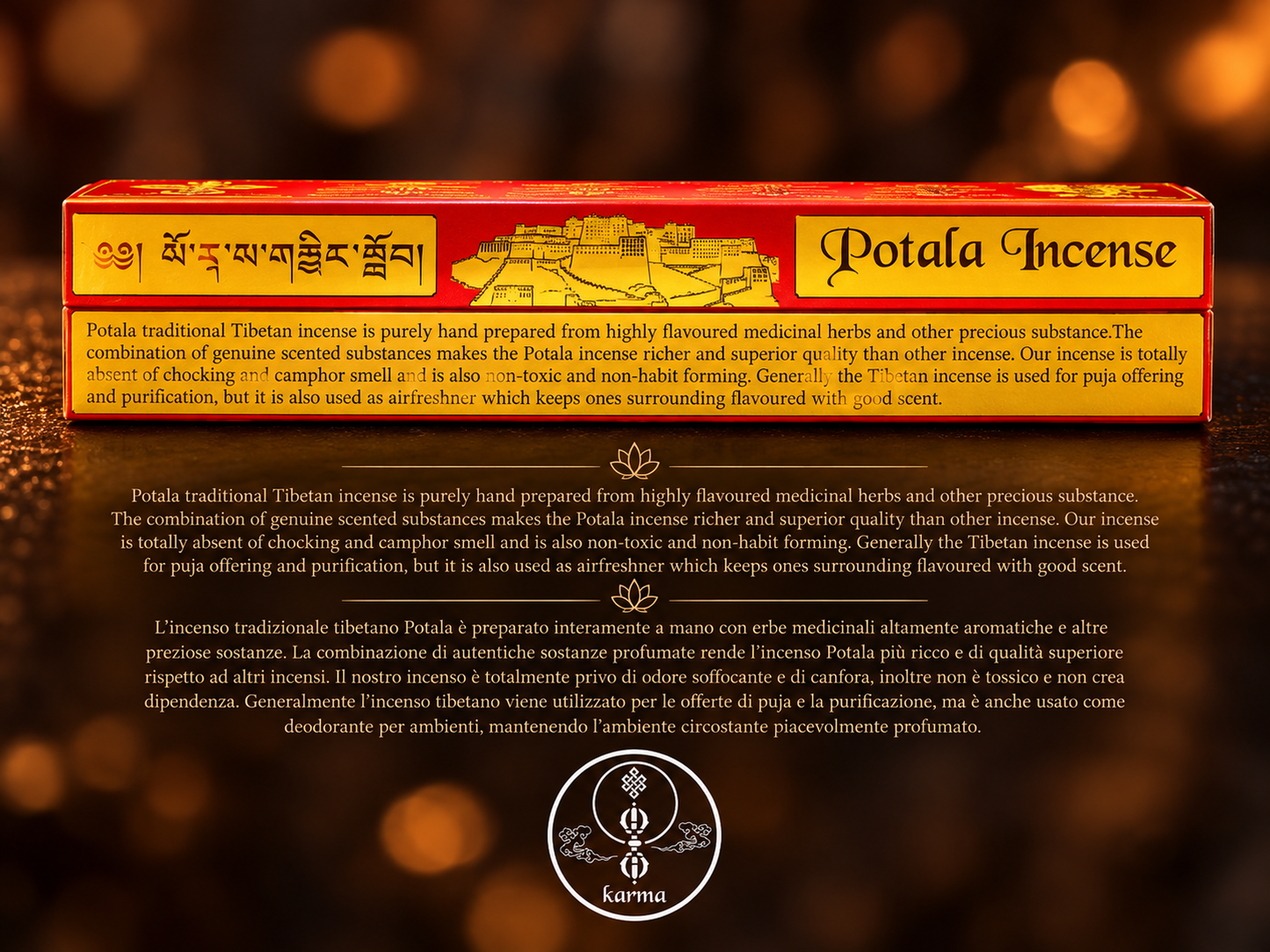 Incenso Potala – Incenso Tradizionale Tibetano dell’Himalaya