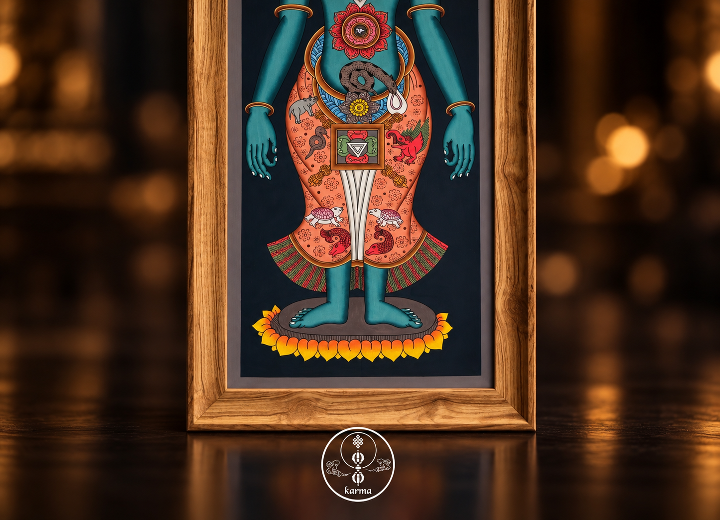 Dipinto dei Sette Chakra – Arte Sacra Nepalese Dipinta a Mano