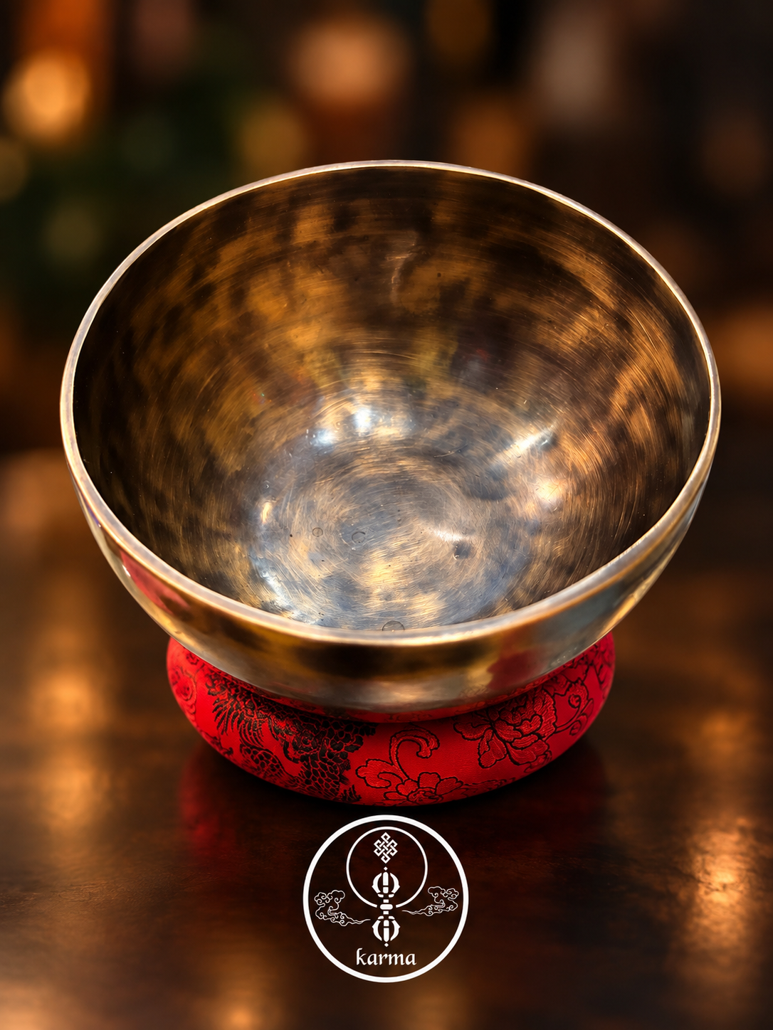 Campana Tibetana Artigianale La♯ circa 236,1 Hz – Chakra della Gola (Vishuddha) – Sette Metalli