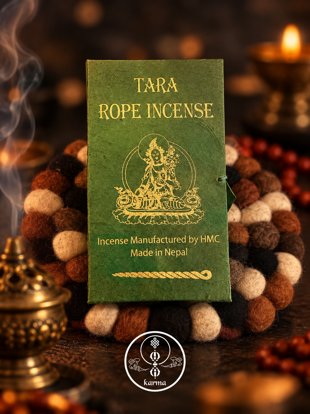 Incenso Tibetano Tara in Corda – Artigianale, Prodotto in Nepal | Incenso Sacro Himalayano