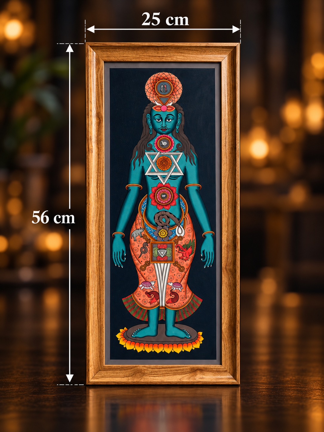Dipinto dei Sette Chakra – Arte Sacra Nepalese Dipinta a Mano