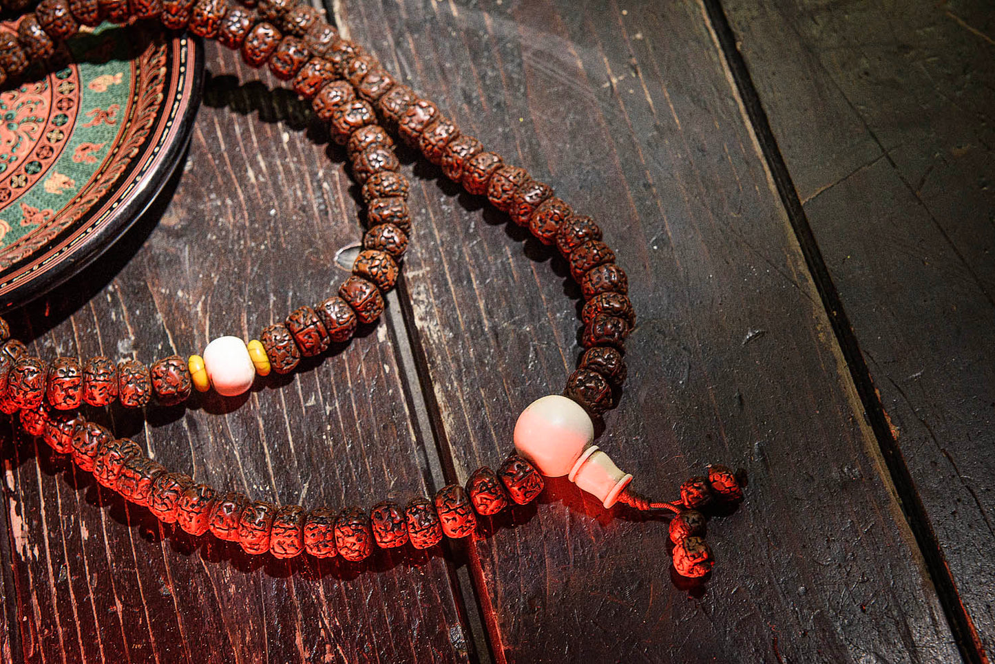 Autentica Mala Rudraksha 108 grani – Gioiello spirituale Himalayano