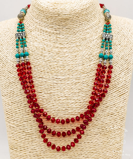 Collana Onice Rosso